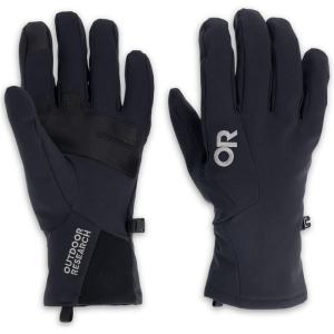 Outdoor Research Men’s Sureshot Softshell Gloves(Solid Black)