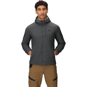 Outdoor Research Men’s Vesper Insulated Hoodie | Lightweight, Water Resistant Hiking Jacket, 4-Seasons Comfort(Charcoal)