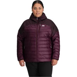 Outdoor Research Women’s Helium Down Hoodie-Plus, Amethyst, 1X