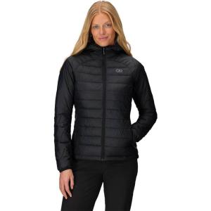 Outdoor Research Women’s SuperStrand XT Hoodie | Ultralight Insulated Jacket for Alpine Temperatures, Windproof(Black)