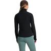 Outdoor Research Women’s Deviator Fleece Half Zip | Temperature Regulating Fabric, Moisture Wicking, UPF 30+(Black)