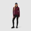 Outdoor Research Women’s Deviator Fleece Half Zip | Temperature Regulating Fabric, Moisture Wicking, UPF 30+(Winterberry)