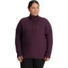 Outdoor Research Women’s Vigor Grid Fleece Half Zip-Plus(Amethyst)