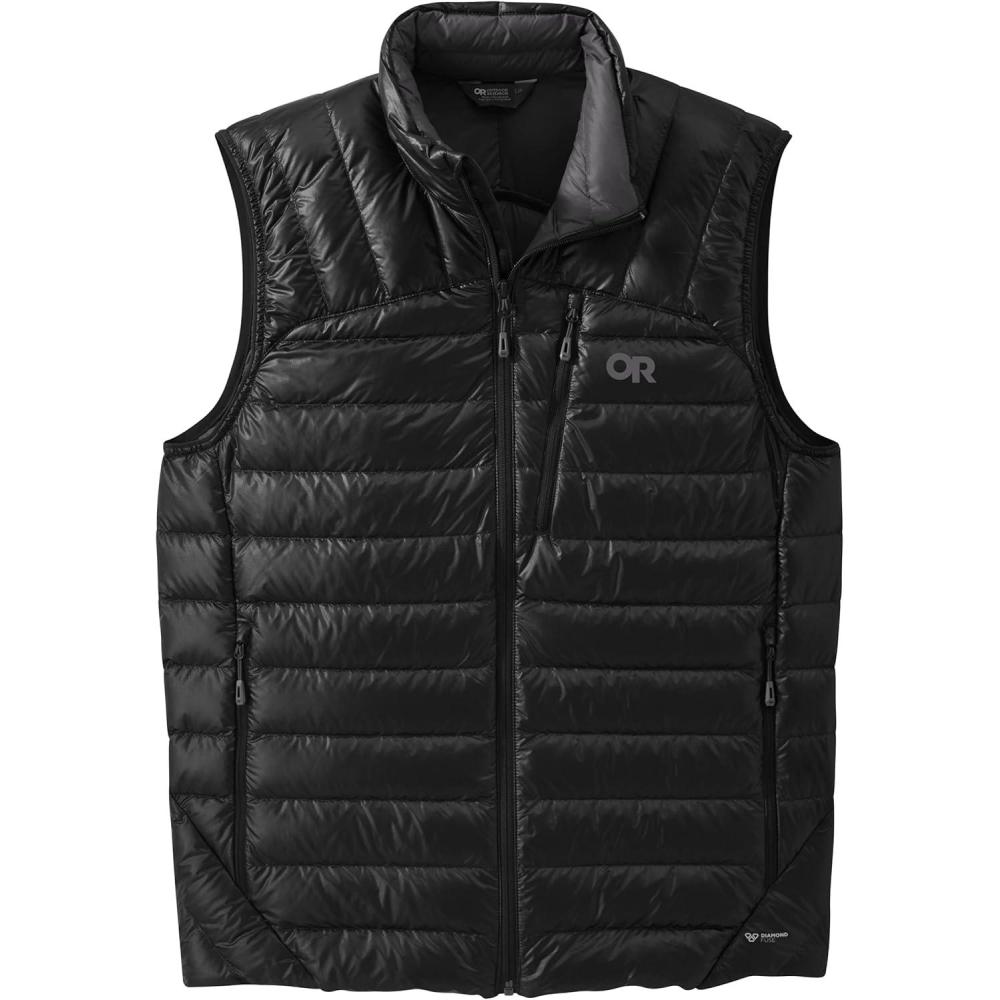imageOutdoor Research Mens Helium Down Vest  Puffer Vest for MenBlack