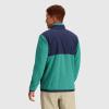 Outdoor Research Men’s Trail Mix Quarter Zip Pullover(Tropical/Naval Blue)