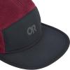 Outdoor Research Howling Wind 5-Panel Cap | Fleece Lined Winter Baseball Cap for Trail Running, Moisture Wicking(Winterberry/Black)