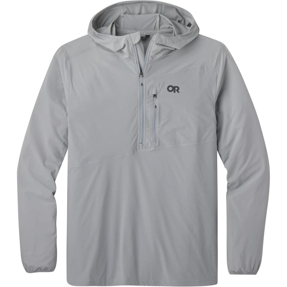 imageOutdoor Research Mens Astroman Sun Hoodie  Lightweight Long Sleeve HoodiePebble