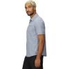 Men’s Astroman Short Sleeve Sun Shirt(Galactic Plaid)