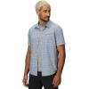 Men’s Astroman Short Sleeve Sun Shirt(Galactic Plaid)