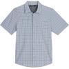 Men’s Astroman Short Sleeve Sun Shirt(Galactic Plaid)