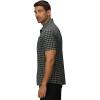 Men’s Astroman Short Sleeve Sun Shirt(Gold Nebula Plaid)