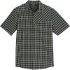 Men’s Astroman Short Sleeve Sun Shirt(Gold Nebula Plaid)