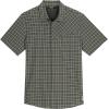 Men’s Astroman Short Sleeve Sun Shirt(Ranger Green Plaid)