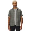 Men’s Astroman Short Sleeve Sun Shirt(Ranger Green Plaid)