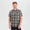 Men’s Astroman Short Sleeve Sun Shirt(Storm Plaid)