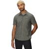 Men’s Astroman Short Sleeve Sun Shirt(Ranger Green Plaid)