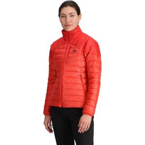 Outdoor Research Women’s Helium Down Jacket | Water Resistant, Wind Resistant, Lightweight, Durable, Standard Fit(Sunrise)