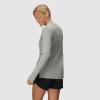 Outdoor Research Women’s ActiveIce Spectrum Sun Long Sleeve Tee | Self-Cooling Fabric, Moisture Wicking, UPF 50+(Grey Heather)