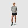 Outdoor Research Women’s ActiveIce Spectrum Sun Long Sleeve Tee | Self-Cooling Fabric, Moisture Wicking, UPF 50+(Grey Heather)