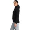 Outdoor Research Women’s Vigor Plus Fleece Hoodie | Wind & Water Resistant, 3 Panel Hood, Movement Mirroring Fabric(Black)