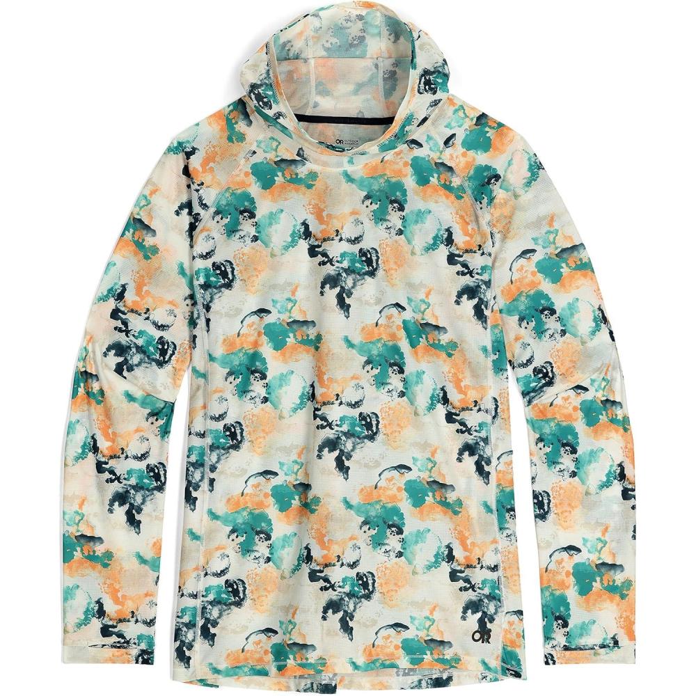 imageOutdoor Research Womens Helium Down HoodiePlusTropical Watercolor