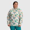 Outdoor Research Women’s Helium Down Hoodie-Plus(Tropical Watercolor)