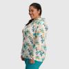 Outdoor Research Women’s Helium Down Hoodie-Plus(Tropical Watercolor)