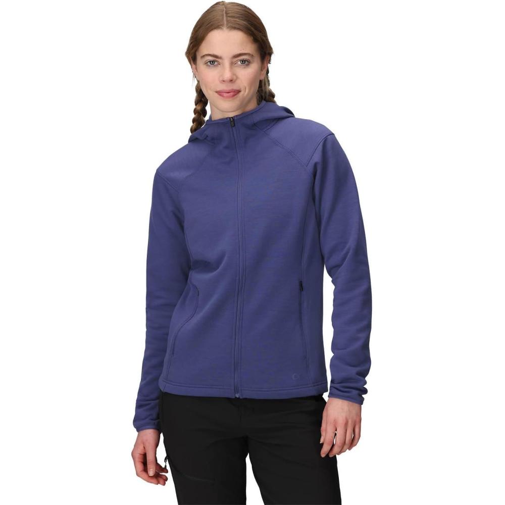 imageOutdoor Research Womens Crescent Fleece Full Zip HoodieGalactic