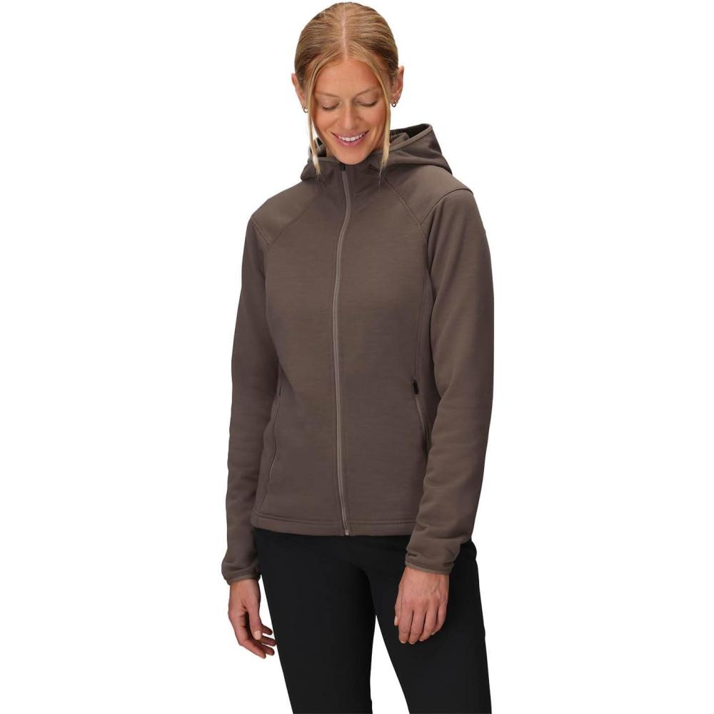 imageOutdoor Research Womens Crescent Fleece Full Zip HoodieSable