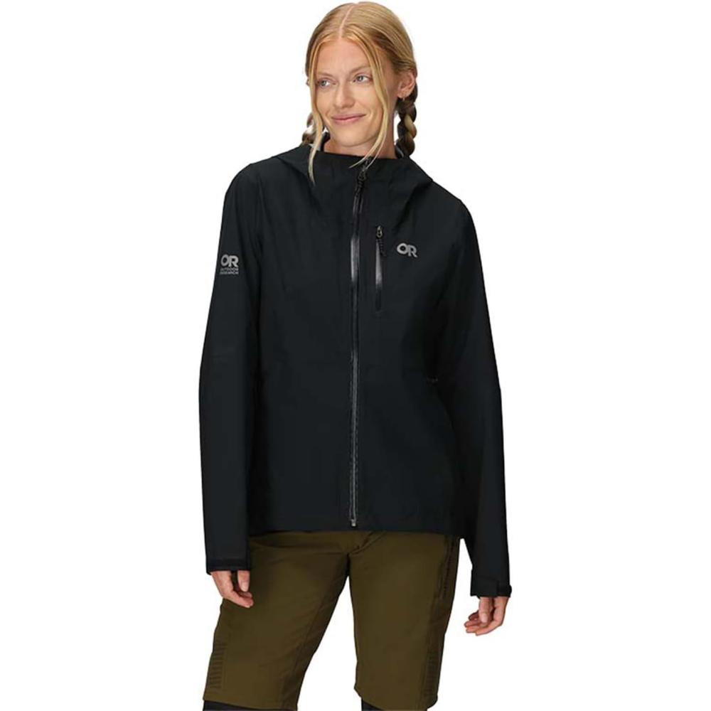 imageOutdoor Research Womens Freewheel MTB Stretch Rain Jacket  Waterproof amp Windproof Mountain Bike Gear LightweightBlack