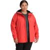 Outdoor Research Women’s Aspire 3L Plus Size Jacket | Waterproof, Windproof, Hooded, Long Sleeve, Standard Fit(Sunrise)