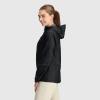 Outdoor Research Women’s Helium Rain Jacket, Black, XL