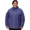 Outdoor Research Women’s Aspire 3L Plus Size Jacket | Waterproof, Windproof, Hooded, Long Sleeve, Standard Fit(Galactic)