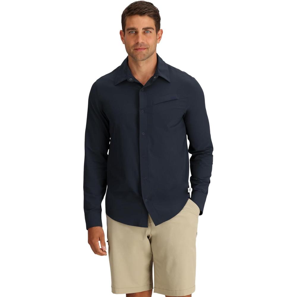 imageMens Astroman Long Sleeve Sun ShirtDark Navy