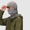 Outdoor Research Alpine Fleece Balaclava | Moisture Wicking, Wind Resistant, Flate Seams, Silicone Goggle Grips(Pewter)
