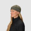 Outdoor Research Alpine Onset Merino Wool 150 Beanie | Breathable, Moisture Wicking, UPF 30+, Double Layered Earband(Dark Olive Heather)