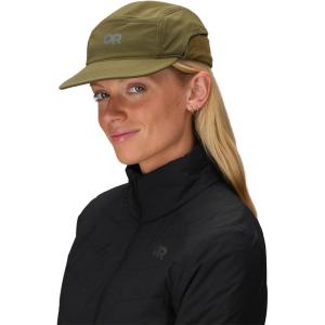Outdoor Research Timberline Trapper Cap | Fleece Lined Sun Protection Hat with Ear Flaps for Hiking, Water & Wind Resistant(Dark Olive)