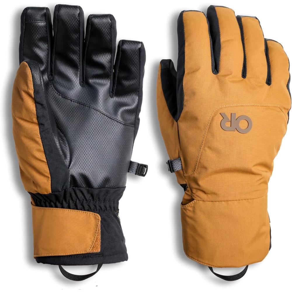 imageOutdoor Research Mens Revolution Undercuff GORETEX Gloves  Etip Ski Gloves Waterproof amp Windproof InsulatedBronze