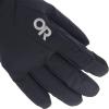 Outdoor Research Men’s Sureshot Heated Softshell Gloves, Solid Black, L