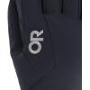 Outdoor Research Men’s Sureshot Heated Softshell Gloves, Solid Black, L
