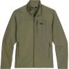 Outdoor Research Men’s Ultima Softshell Jacket | Water & Wind Resistant, Zippered Chest & Hand Pockets, UPF 50+(Ranger Green)