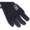 Outdoor Research Women’s Sureshot Softshell Gloves, Solid Black, S