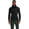 Outdoor Research Men’s Vigor Grid Fleece Pullover Hoodie, Black, XL