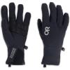 Outdoor Research Women’s Sureshot Softshell Gloves, Solid Black, L