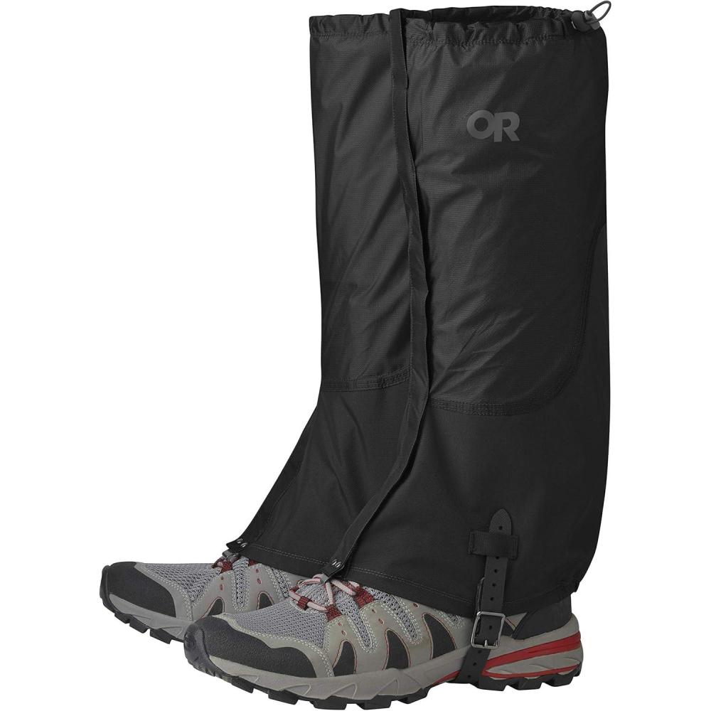 imageOutdoor Research Mens Helium Leg Gaiters  Breathable amp Lightweight Waterproof Leg GaitersBlack