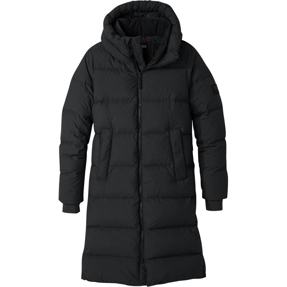 imageOutdoor Research Womens Coze Down Parka  Hooded ExtraLong Goose Down Jacket