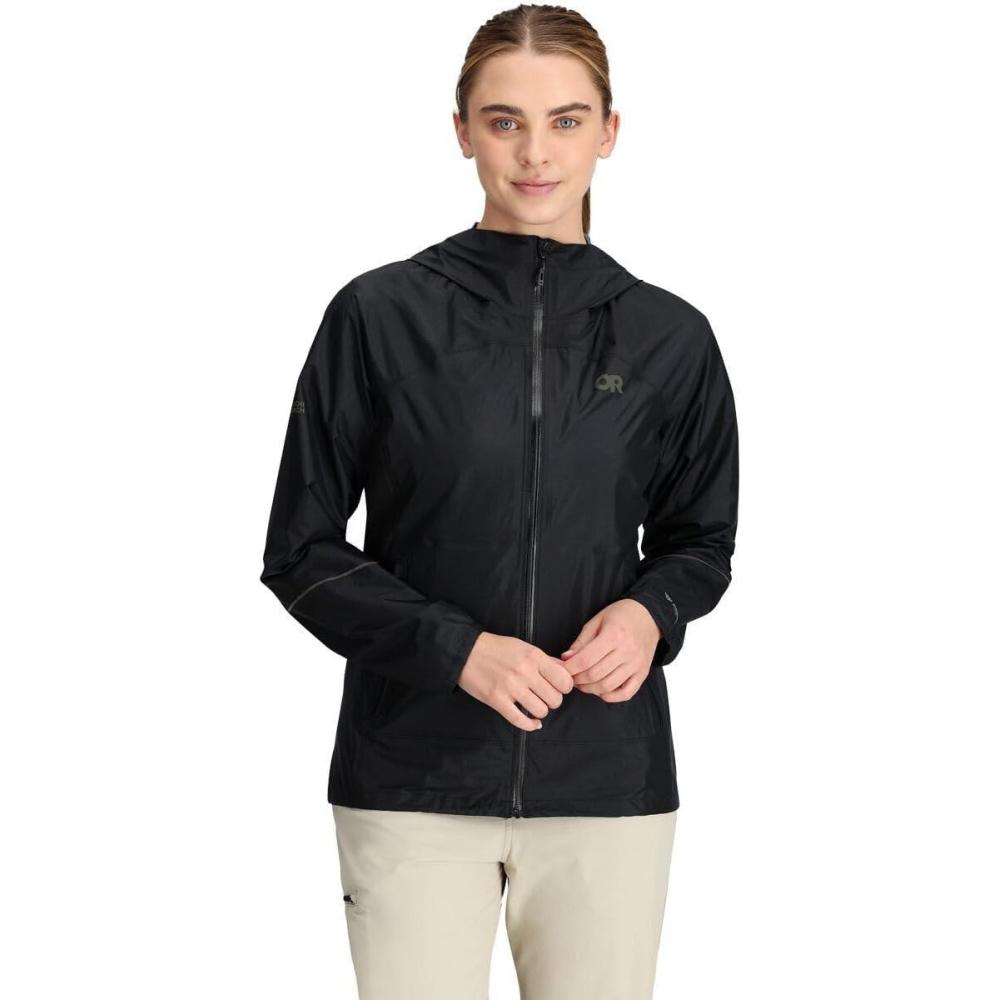 imageOutdoor Research Womens Helium Rain Jacket Black XXSmall