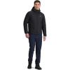 Outdoor Research Men’s Transcendent Down Hoodie Jacket | Water & Wind Resistant, Insulated, Lightweight, Standard Fit(Black)