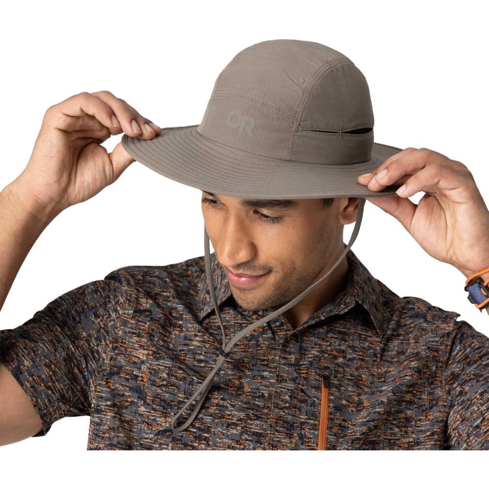 imageOutdoor Research Sunbriolet Sun Hat  UPF 50 Breathable amp MoistureWicking Safari Hiking Hat for Men amp Women SPF HeadwearGravel