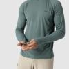 Outdoor Research Men’s Echo Hoodie – Lightweight UPF 15 Sun Shirt, Moisture-Wicking, Odor Control, Breathable(Malachite)